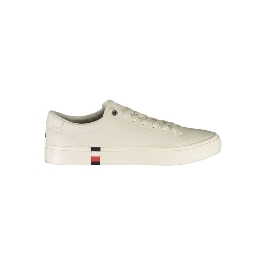 Шкіряні білі чоловічі кросівки Tommy Hilfiger