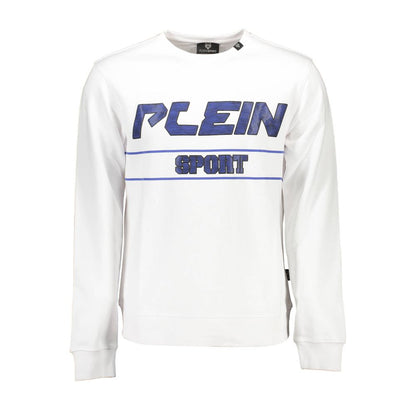 Білий бавовняний чоловічий светр Plein Sport