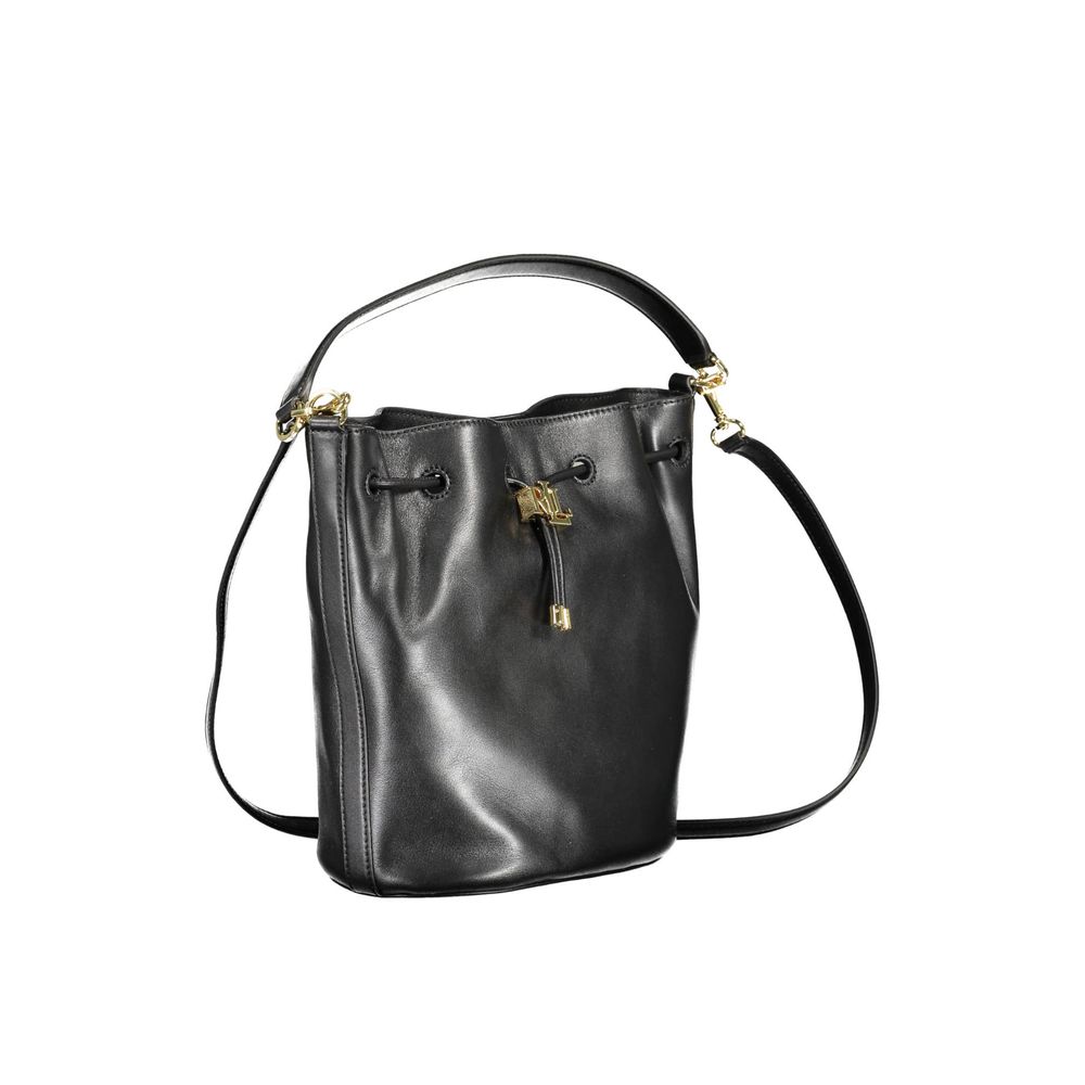 Чорна шкіряна сумочка Ralph Lauren
