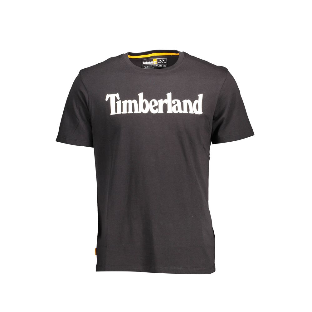Чорна бавовняна чоловіча футболка Timberland