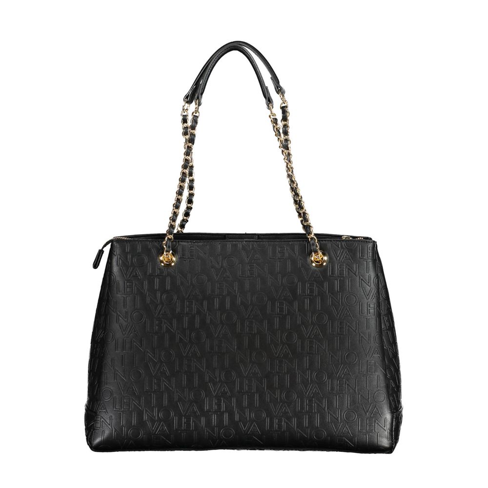Valentino Bags Чорна поліетиленова сумочка