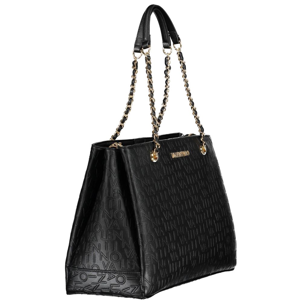 Valentino Bags Чорна поліетиленова сумочка