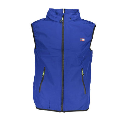 Синя поліестерова куртка Scuola Nautica