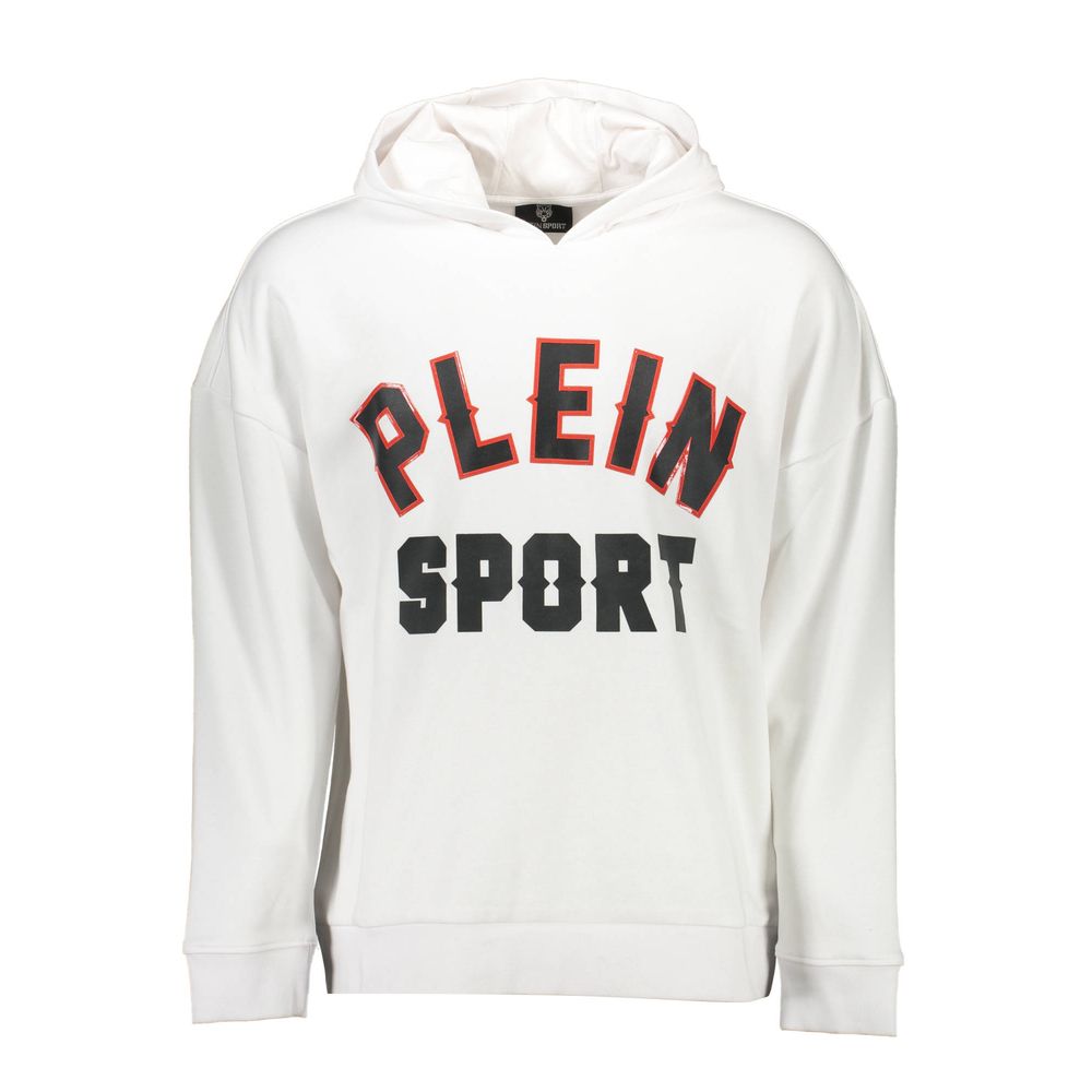 Білий бавовняний чоловічий светр Plein Sport