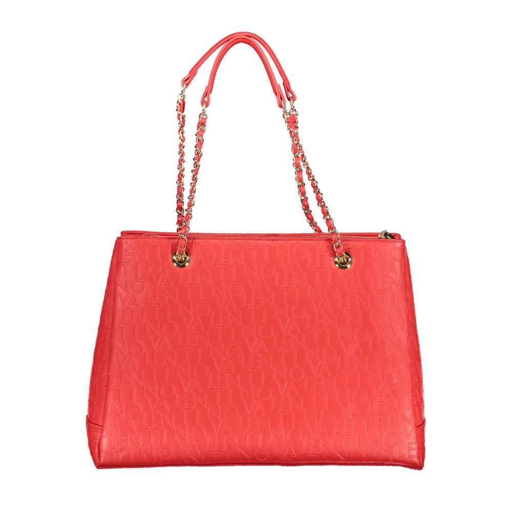 Valentino Bags Червона поліетиленова сумочка