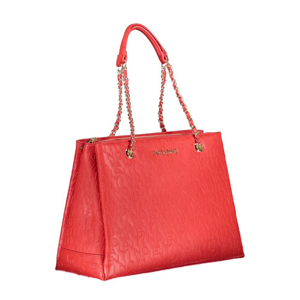 Valentino Bags Червона поліетиленова сумочка