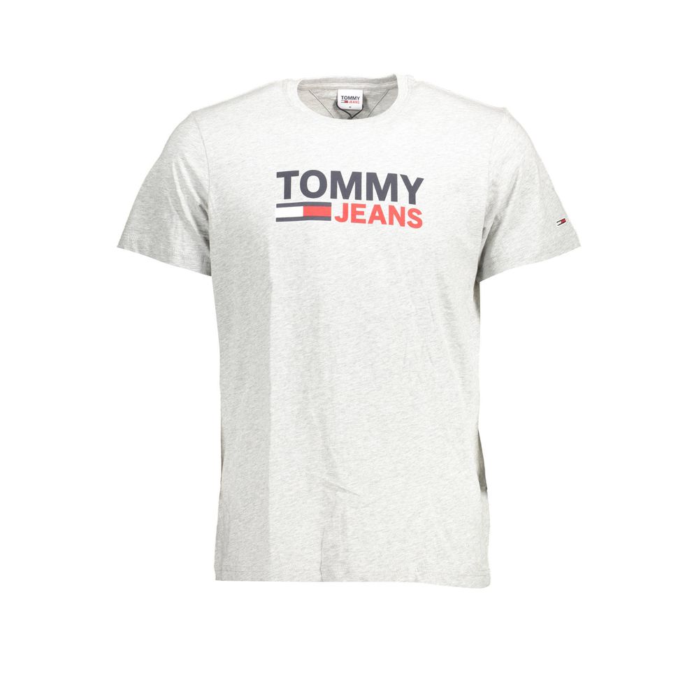 Сіра бавовняна чоловіча футболка Tommy Hilfiger