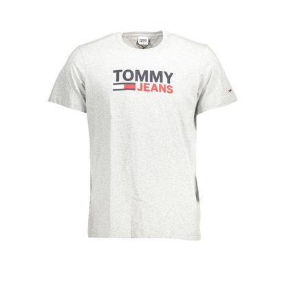 Сіра бавовняна чоловіча футболка Tommy Hilfiger