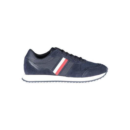 Сині поліестерові чоловічі кросівки Tommy Hilfiger