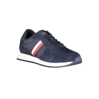 Сині поліестерові чоловічі кросівки Tommy Hilfiger