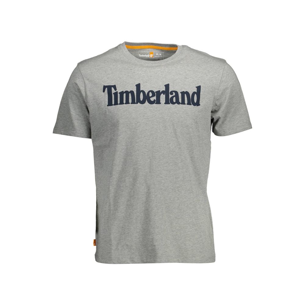 Сіра бавовняна чоловіча футболка Timberland