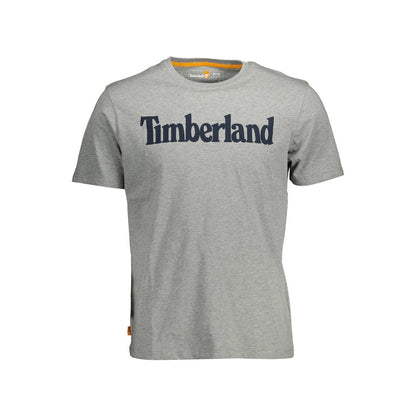 Сіра бавовняна чоловіча футболка Timberland