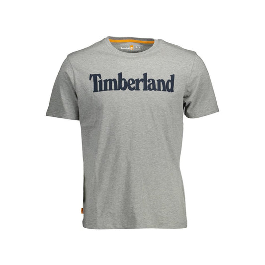 Сіра бавовняна чоловіча футболка Timberland