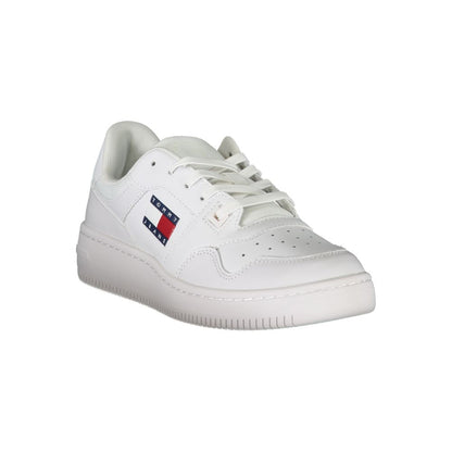 Білі шкіряні жіночі кросівки Tommy Hilfiger