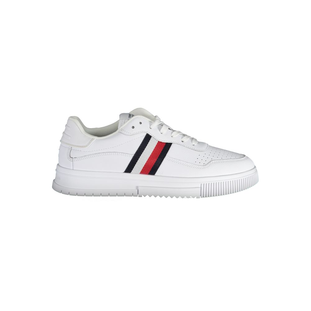 Шкіряні білі чоловічі кросівки Tommy Hilfiger