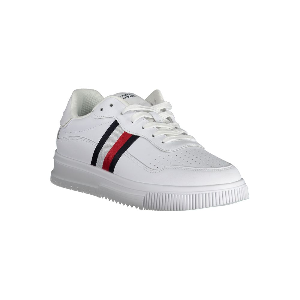 Шкіряні білі чоловічі кросівки Tommy Hilfiger