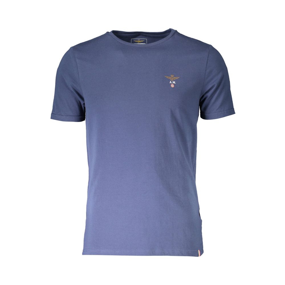 Синя бавовняна футболка Aeronautica Militare