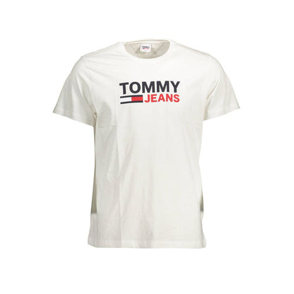 Чоловіча біла бавовняна футболка Tommy Hilfiger