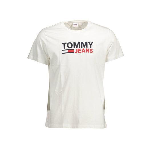 Чоловіча біла бавовняна футболка Tommy Hilfiger