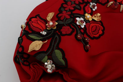 Елегантні шовкові шорти з високою талією та вишивкою Dolce &amp; Gabbana