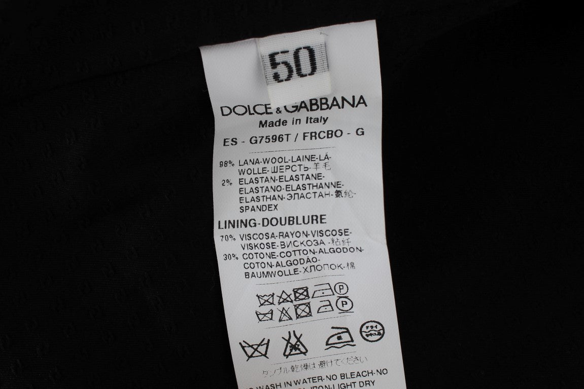 Елегантний вовняний жилет Dolce &amp; Gabbana в сіру смужку