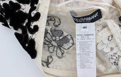 Елегантна сукня максі з квітковим мереживом і рукавами Dolce &amp; Gabbana