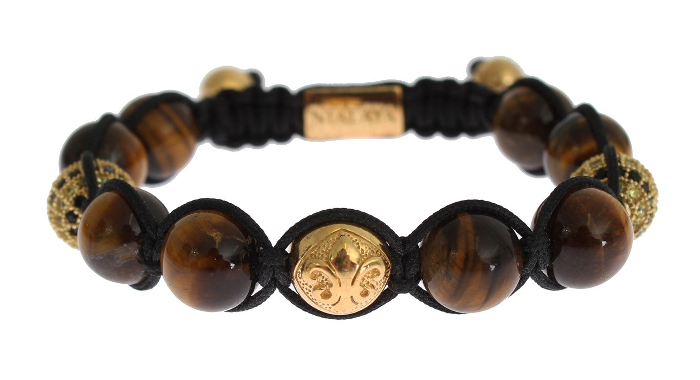 Nialaya Chic Multicolor CZ &amp; браслет Tiger Eye