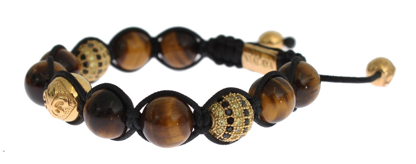 Nialaya Chic Multicolor CZ &amp; браслет Tiger Eye