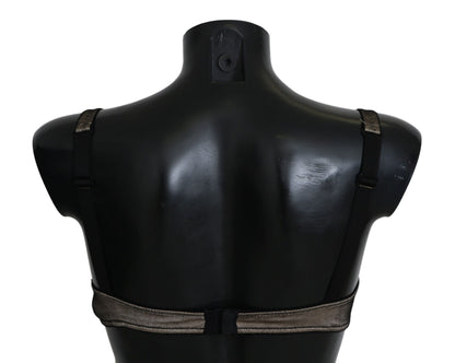 Жіноча білизна Dolce &amp; Gabbana Elegant Brown Stretch Bra