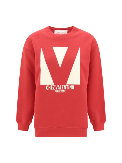 Світшот з логотипом Valentino Pap Maxi